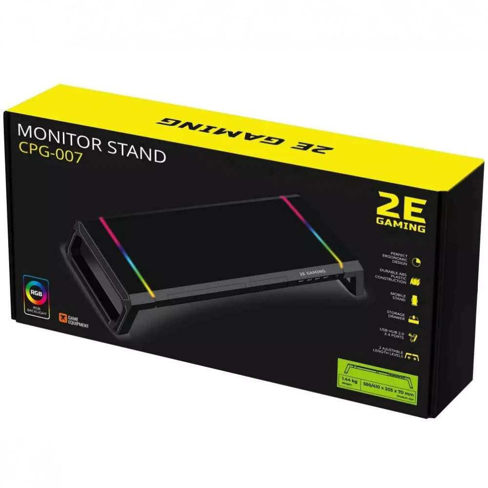 Опция к профессиональным панелям 2E Подставка для монитора CPG-007 Black 2E-CPG-007-BK