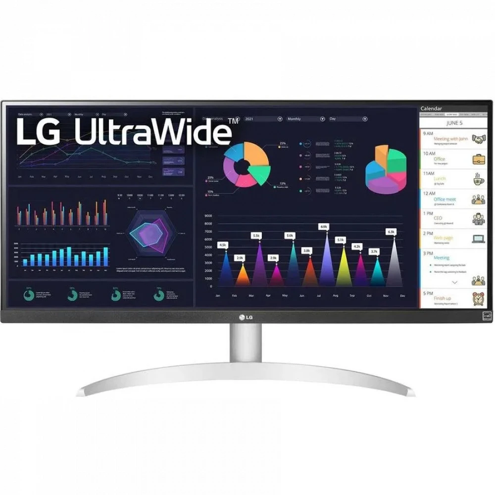 Монитор LG UltraWide 29WQ600-W 29WQ600-W.ARUZ 29 ", IPS, Ultra-Wide Full HD 2560x1080 (21:9), 100 Гц
