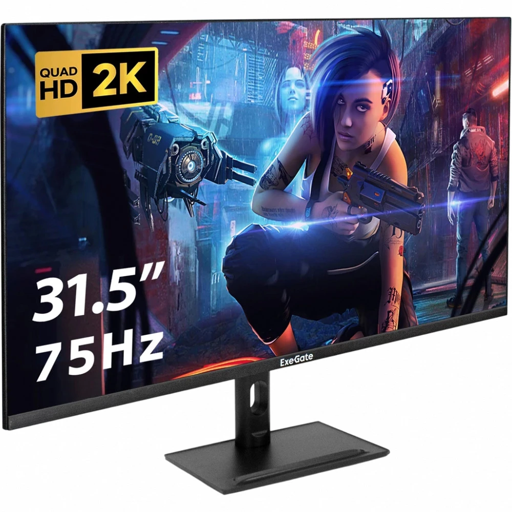Монитор ExeGate SmartView ES3207TA EX299474RUS 31.5 ", IPS, Quad HD 2560x1440 (16:9), 75 Гц