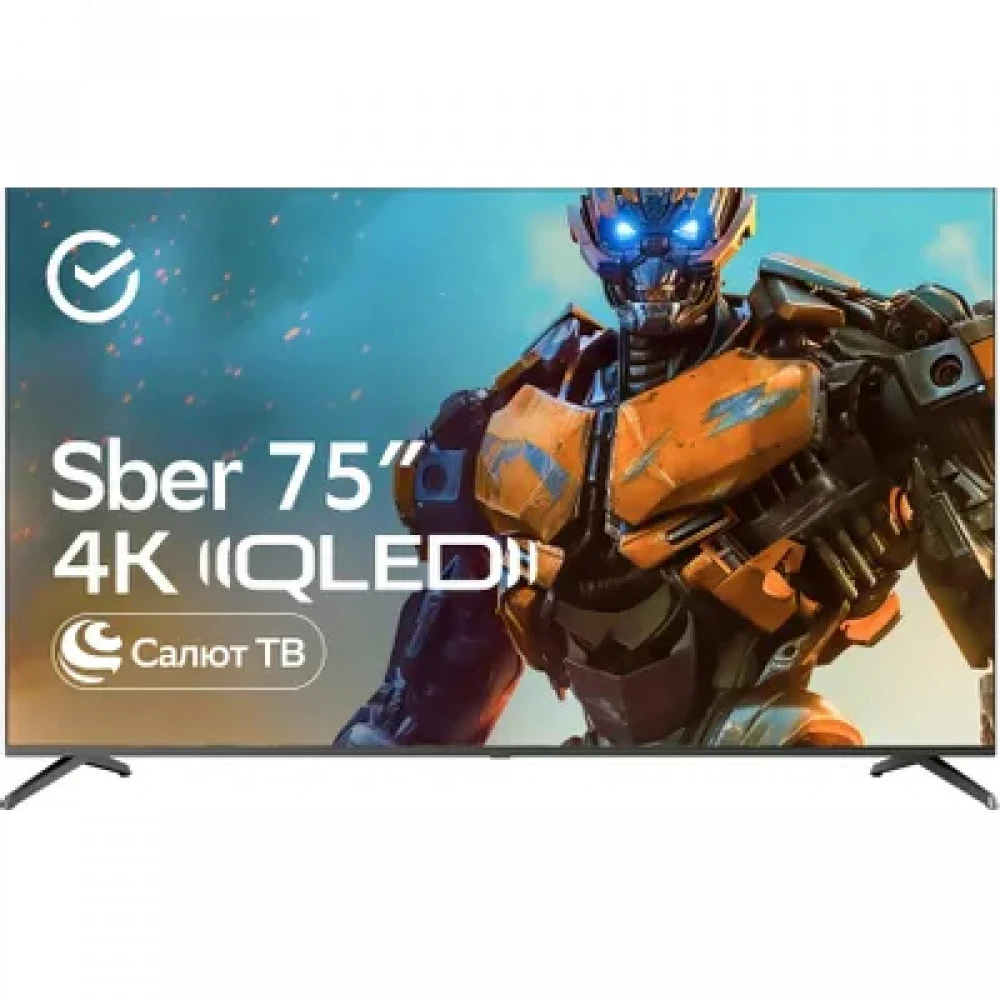 Телевизор Sber SDX-75UQ5233 75 ", Черный