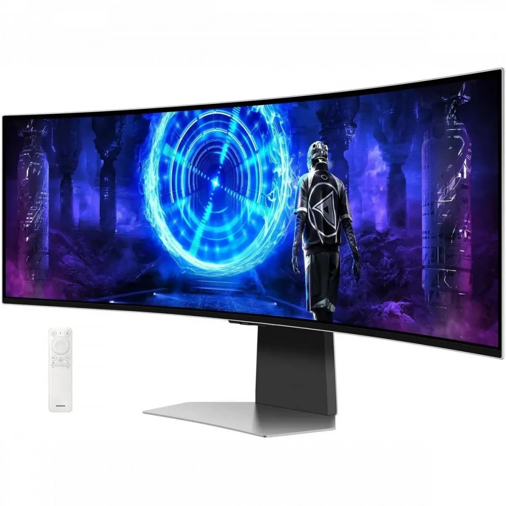 Монитор Samsung Odyssey G9 S49DG952SMXUE LS49DG952SMXUE 49 ", OLED, Dual Quad HD 5120x1440 (32:9), 240 Гц