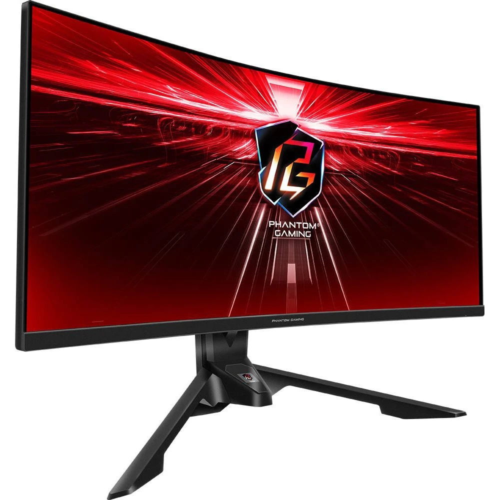 Монитор ASRock Phantom Gaming PG34WQ15R3A 34 ", VA, Ultra-Wide QHD 3440x1440 (21:9), 165 Гц