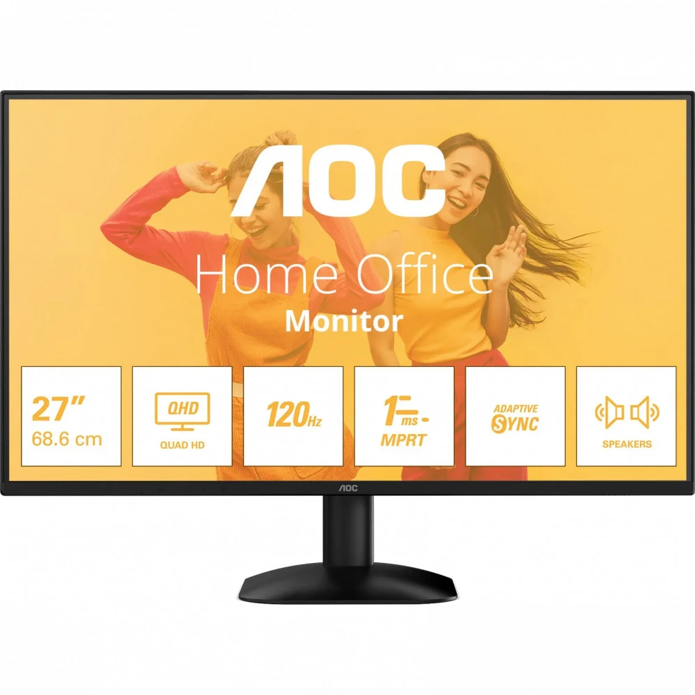 Монитор AOC Q27B35S3 Q27B35S3/01 27 ", IPS, Quad HD 2560x1440 (16:9), 120 Гц