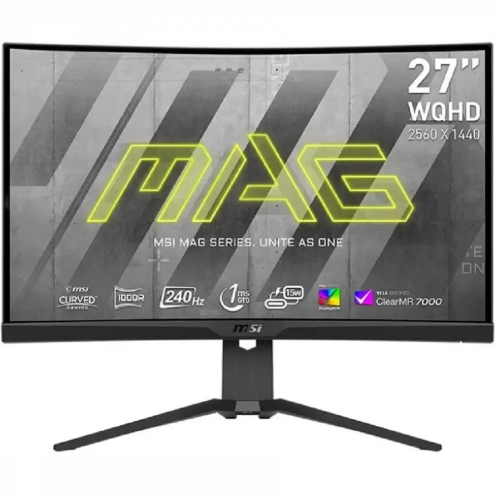 Монитор MSI MAG 275CQRXF 9S6-3CD54T-005 27 ", VA, Quad HD 2560x1440 (16:9), 240 Гц