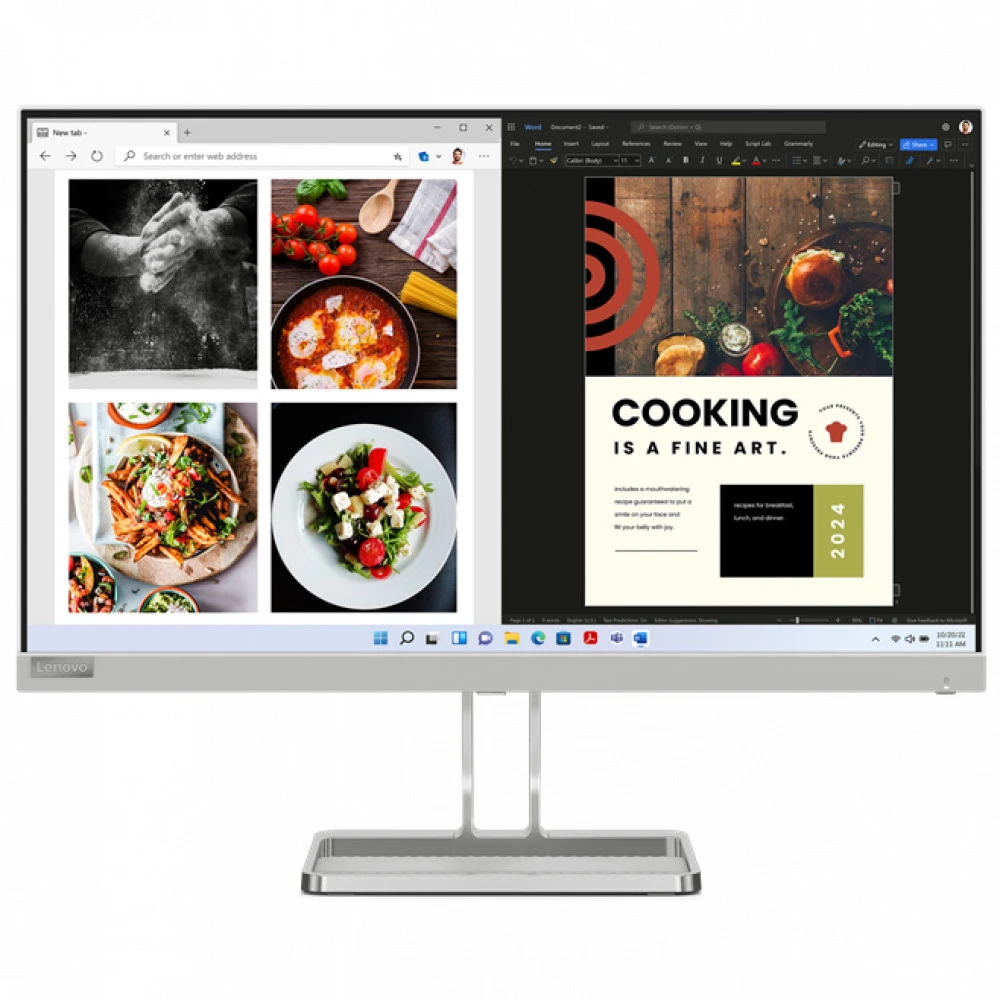 Монитор Lenovo L24i-40 67A8KAC3EU 23.8 ", IPS, Full HD 1920x1080 (16:9), 60 Гц