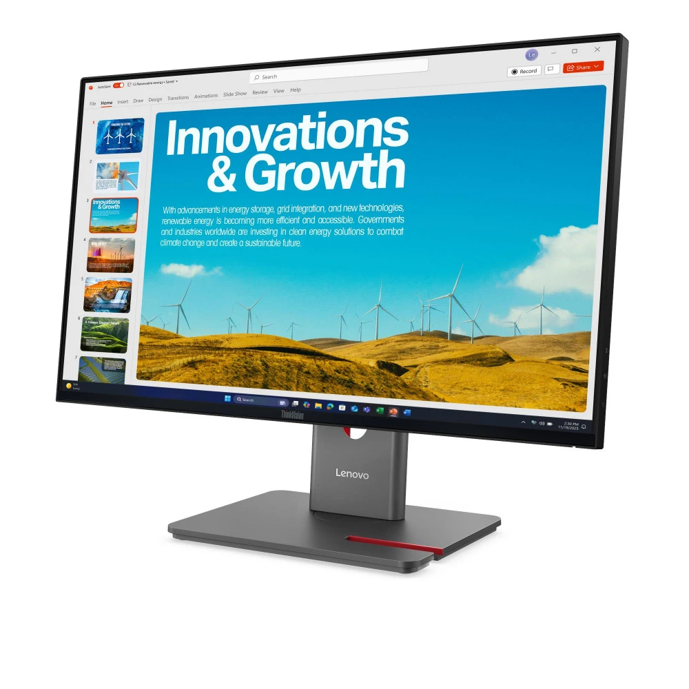 Монитор Lenovo ThinkVision P24QD-40 64B1GAT1EU 23.8 ", Quad HD 2560x1440 (16:9), 120 Гц
