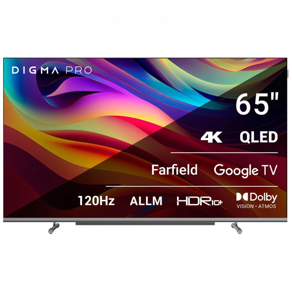 Телевизор Digma Pro 65L 65 ", Smart TV, Черный