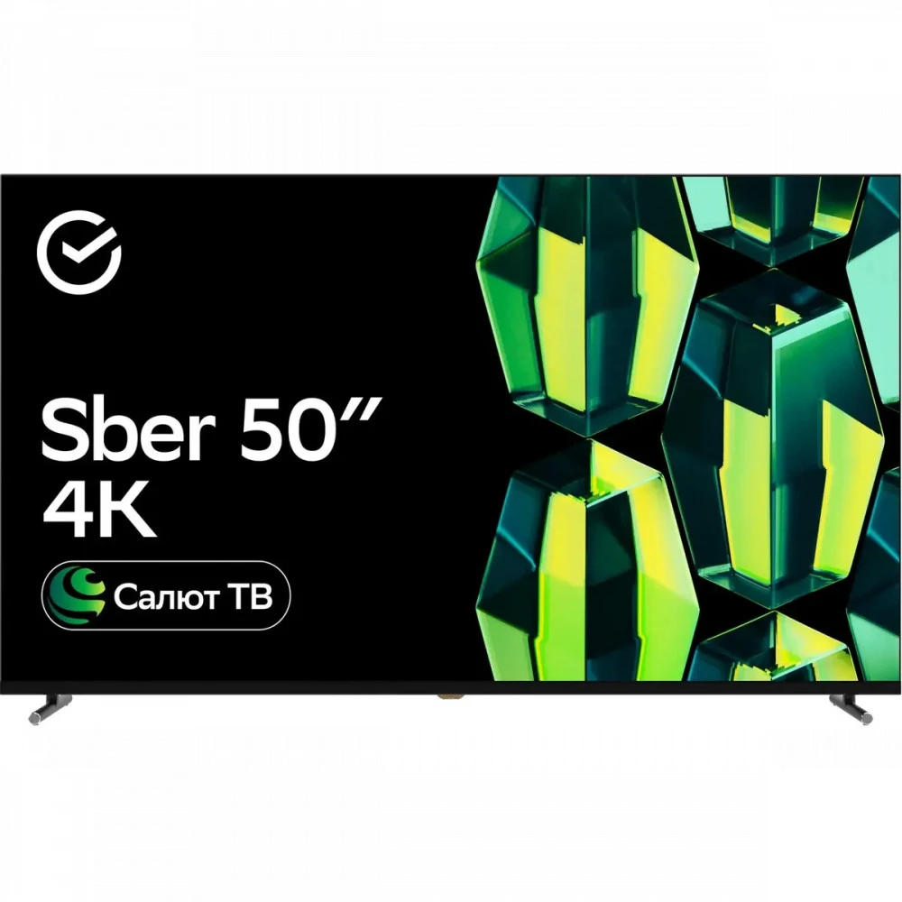 Телевизор Kuppersberg Sber SDX-50U4124 50 ", Smart TV, Черный