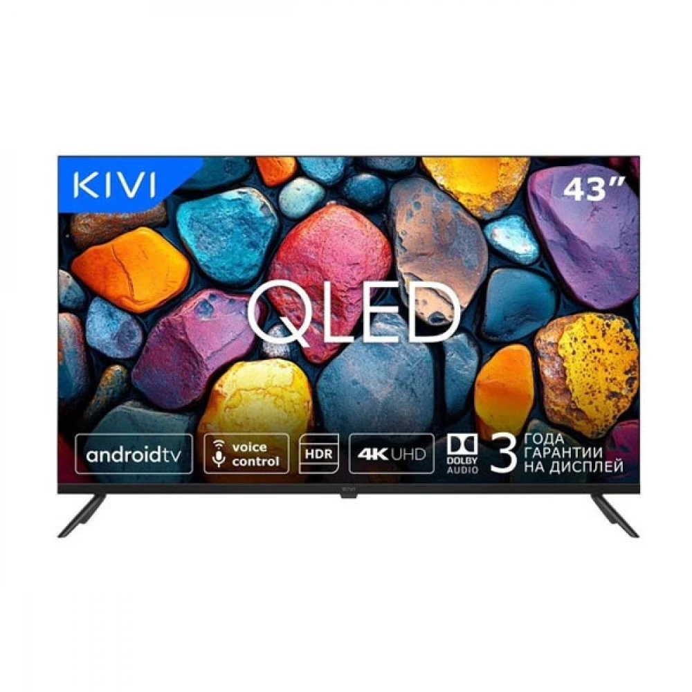 Телевизор KIVI M43UD75B 43 ", Smart TV, Черный