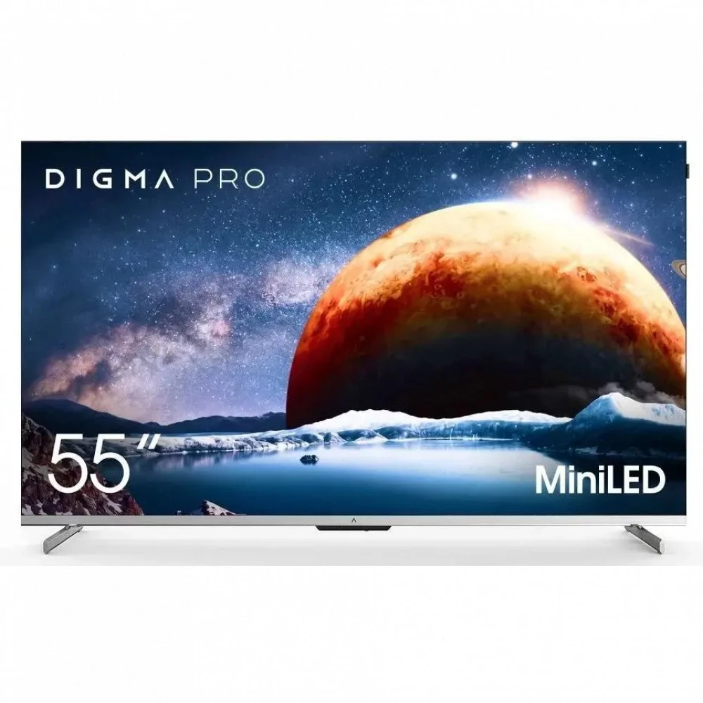 Телевизор Digma PRO 55Q 55 ", Smart TV, Черный