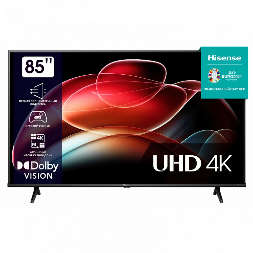 Телевизор Hisense 85A6K 85 ", Smart TV, Черный