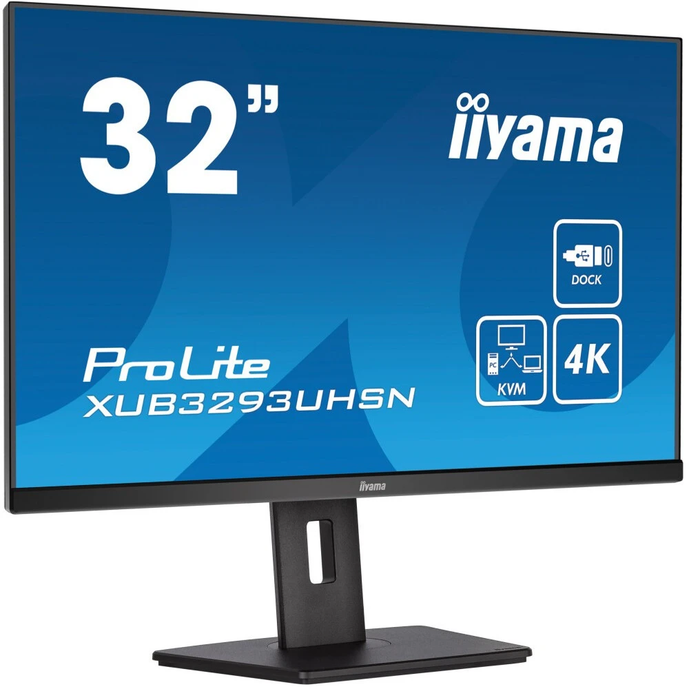Монитор IIYAMA XUB3293UHSN-B5 31.5 ", IPS, 4K UHD 3840x2160 (16:9), 60 Гц