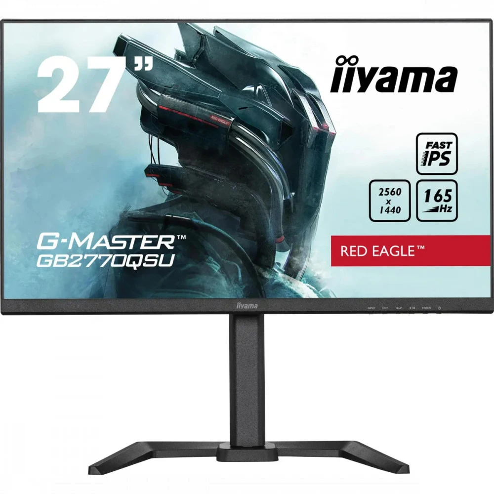 Монитор IIYAMA G-Master GB2770QSU-B5 27 ", IPS, Quad HD 2560x1440 (16:9), 165 Гц