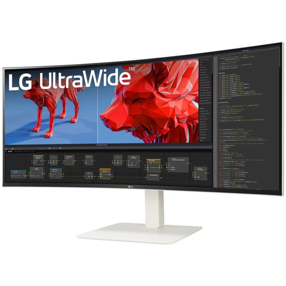 Монитор LG UltraWide 38WR85QC-W 38WR85QC-W.ARUZ 38 ", IPS, Quad HD+ 3840x1600 (12:5), 144 Гц