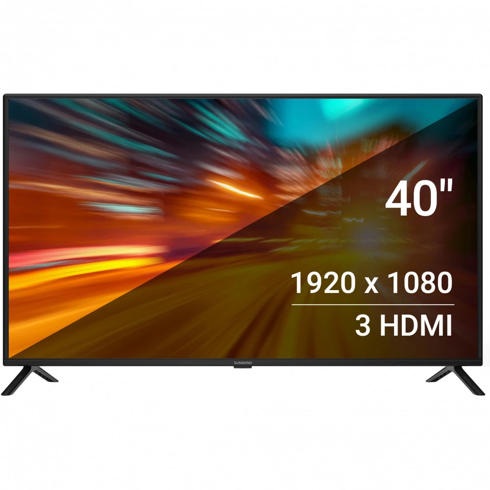 Телевизор SunWind LED40XB201 SUN-LED40XB201 40 ", Smart TV, Черный