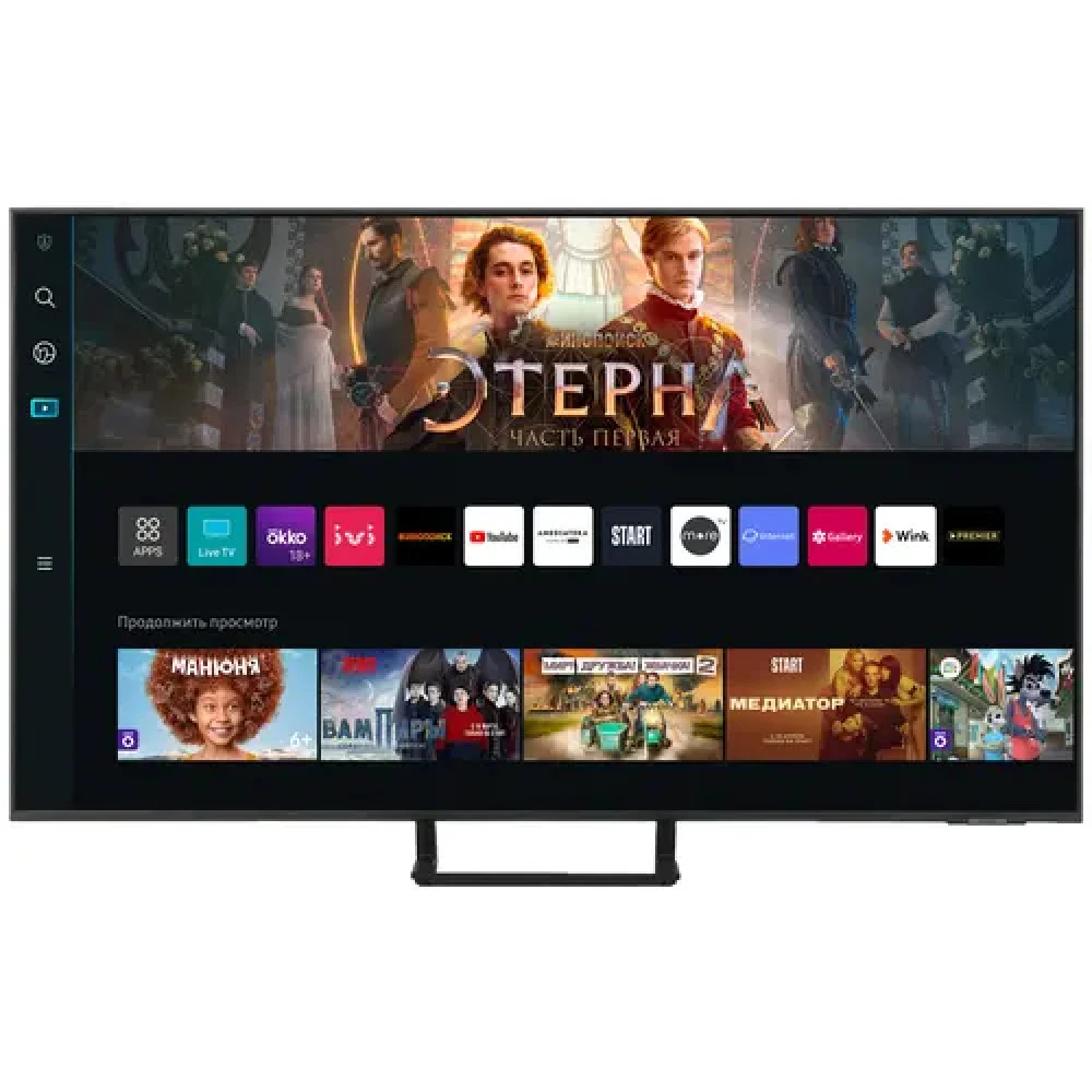 Телевизор Samsung UE55DU8500UXRU 55 ", Smart TV, Черный