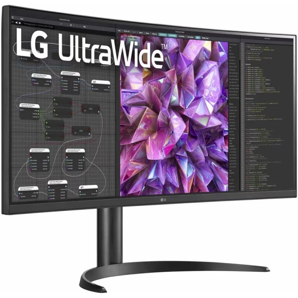 Монитор LG 34WQ75C-B 34WQ75C-B.ARUZ 34 ", IPS, Ultra-Wide QHD 3440x1440 (21:9), 60 Гц