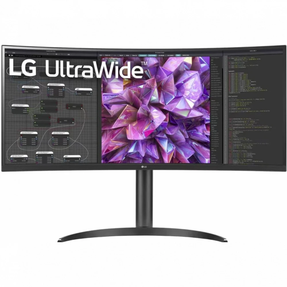 Монитор LG 34WQ75C-B 34WQ75C-B.ARUZ 34 ", IPS, Ultra-Wide QHD 3440x1440 (21:9), 60 Гц