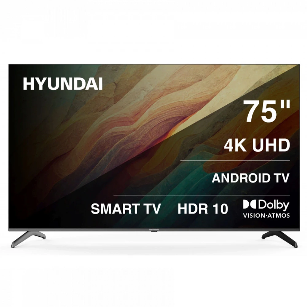 Телевизор Hyundai LED75BU7009 H-LED75BU7009 75 ", Smart TV, Черный