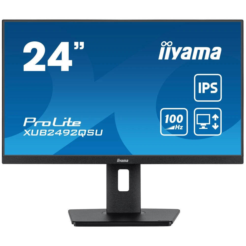Монитор IIYAMA ProLite XUB2492QSU-B1 23.8 ", IPS, Quad HD 2560x1440 (16:9), 100 Гц