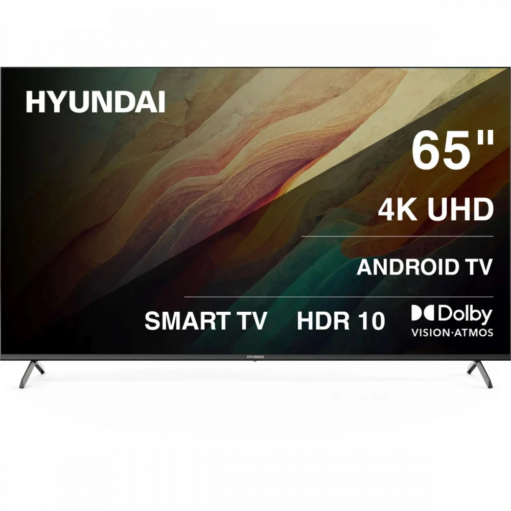 Телевизор Hyundai H-LED65BU7009 65 ", Smart TV, Черный