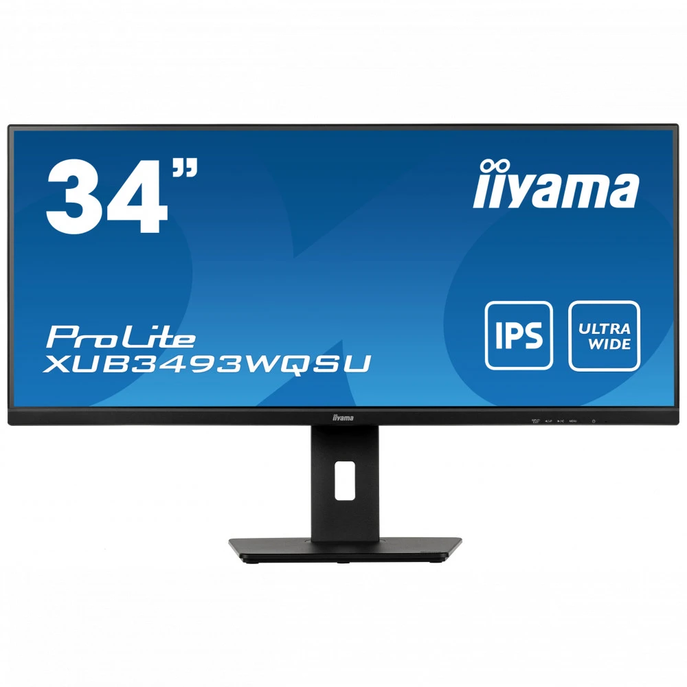 Монитор IIYAMA XUB3493WQSU XUB3493WQSU-B5 34 ", IPS, Ultra-Wide QHD 3440x1440 (21:9), 75 Гц