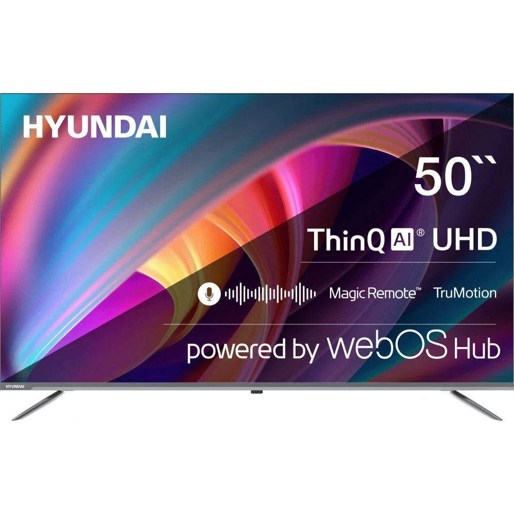 Телевизор Hyundai 50" H-LED50BU7100 50 ", Smart TV, Серый