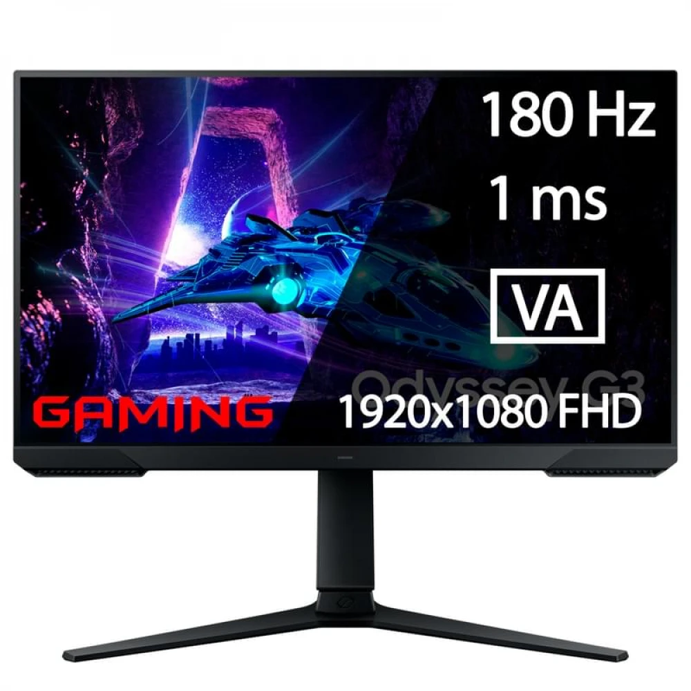 Монитор Samsung Odyssey G3 LS27DG300EIXCI 27 ", VA, Full HD 1920x1080 (16:9), 180 Гц