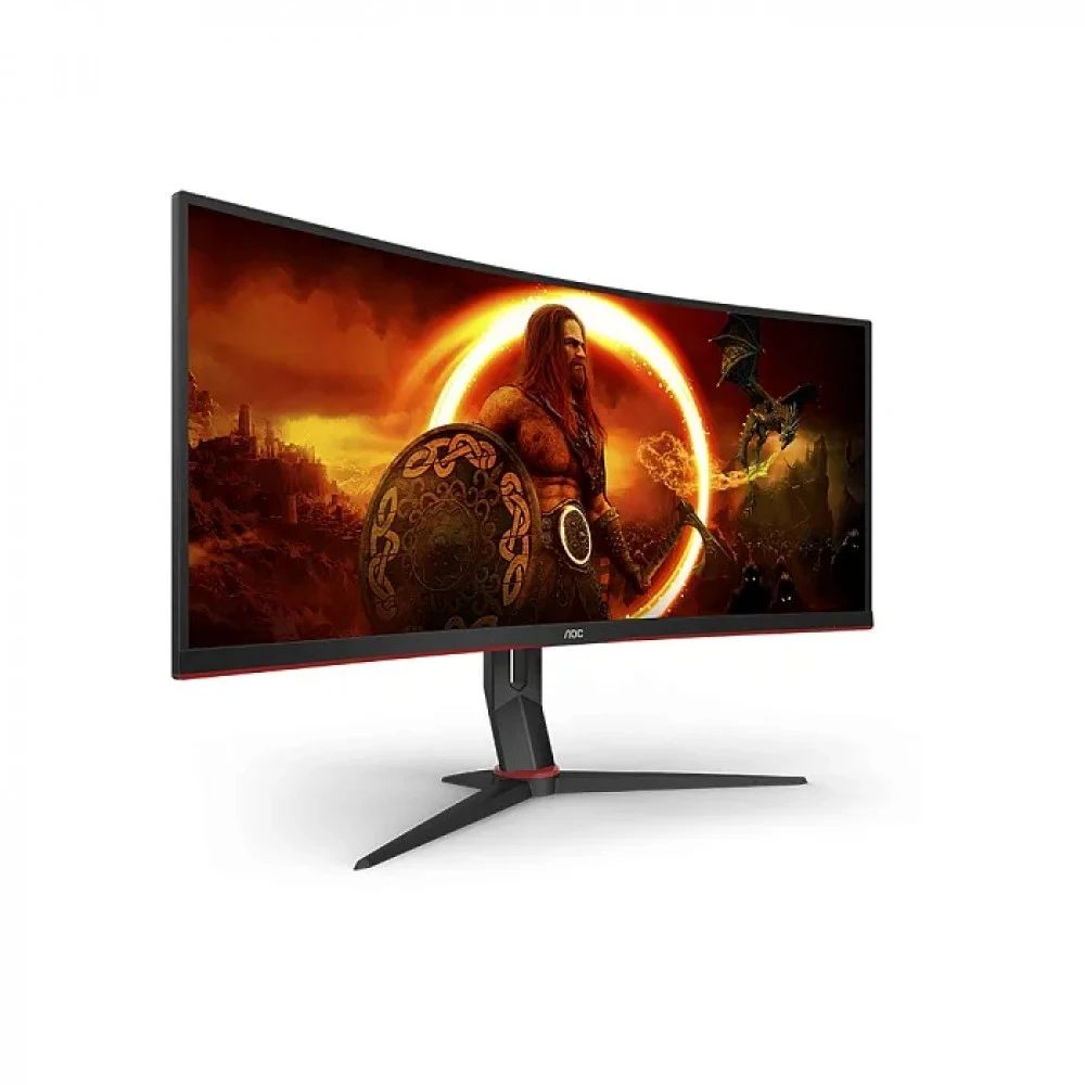 Монитор AOC CU34G2XP CU34G2XP/BK/01 34 ", VA, Ultra-Wide QHD 3440x1440 (21:9), 180 Гц