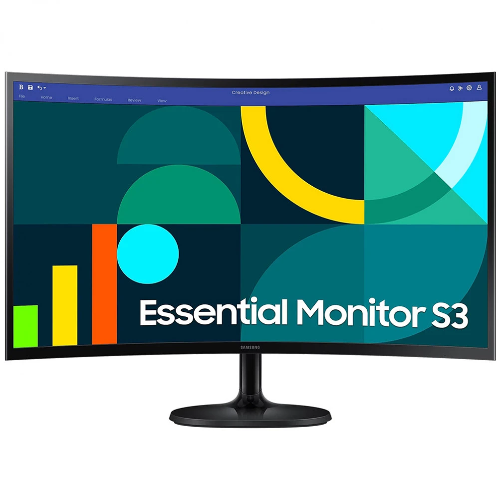 Монитор Samsung Essential S3 LS27D364GAIXCI 27 ", VA, Full HD 1920x1080 (16:9), 100 Гц