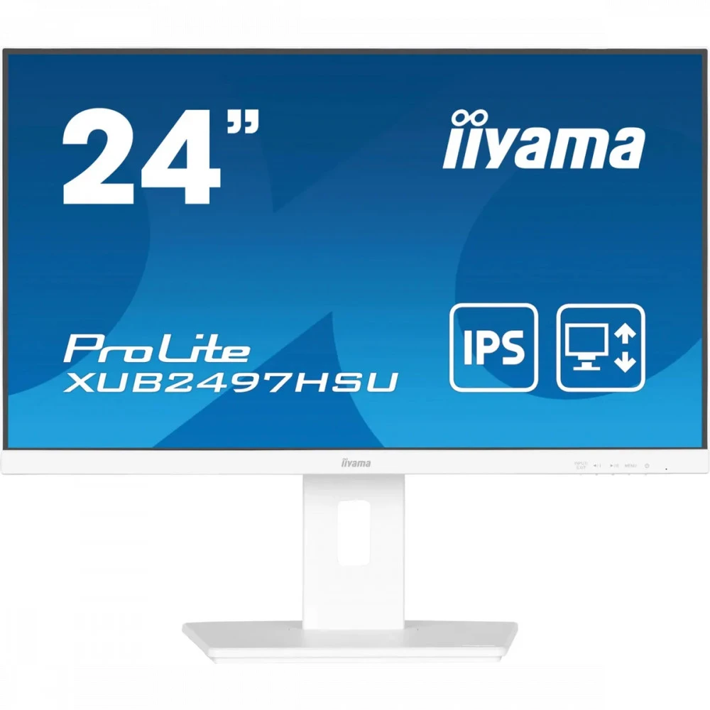 Монитор IIYAMA ProLite XUB2497HSU-W2 23.8 ", IPS, Full HD 1920x1080 (16:9), 100 Гц
