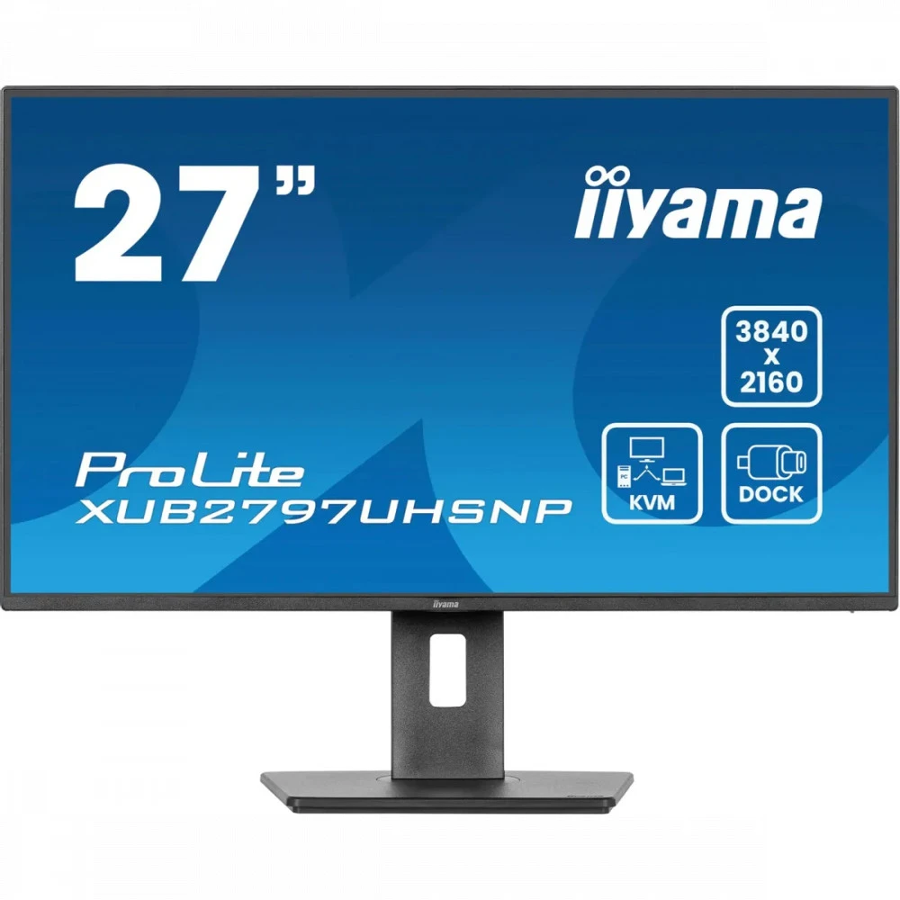 Монитор IIYAMA ProLite XUB2797UHSNP-B1 27 ", IPS, 4K UHD 3840x2160 (16:9), 60 Гц