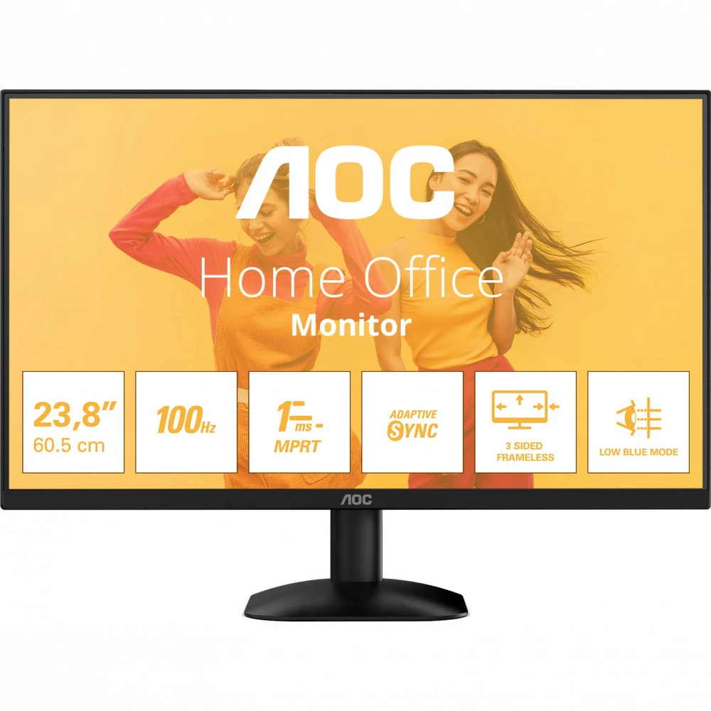 Монитор AOC 24B35HM2 24B35HM2/01/00 23.8 ", VA, Full HD 1920x1080 (16:9), 100 Гц