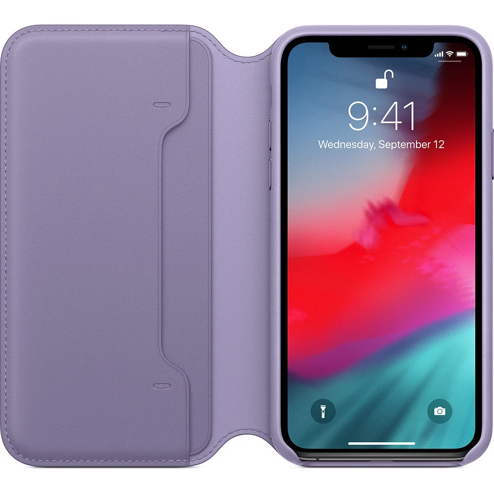 Аксессуары для смартфона Apple iPhone XS Leather Folio Lilac MVF92ZM/A