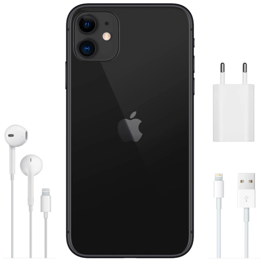 Смартфон Apple iPhone 11 128GB Black MWLE2