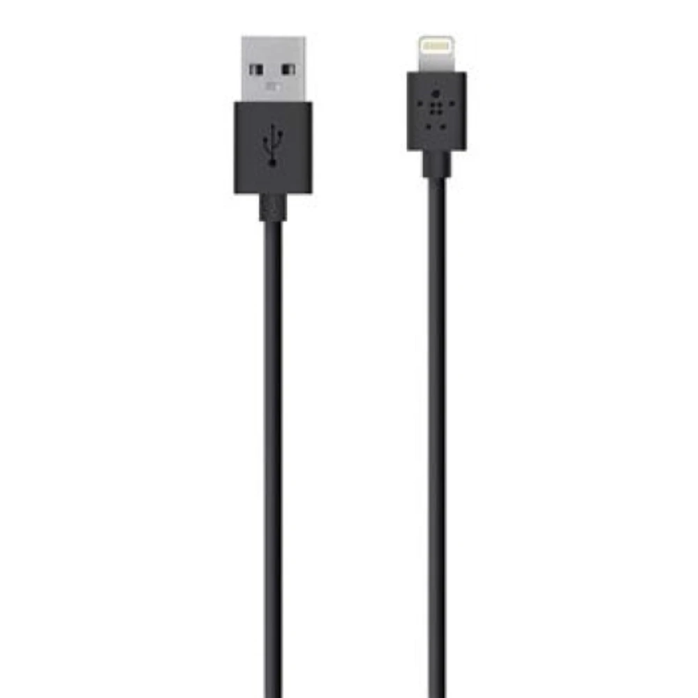 Кабель интерфейсный Belkin Кабель USB 2.0 Lightning charge/sync cable 1.2м, Black 959640 USB Type A - Lightning (8pin)