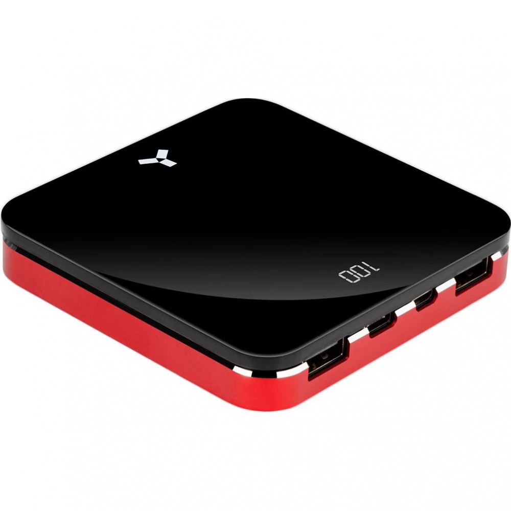 Внешний аккумулятор (Power Bank) Accesstyle Power Bank Carmine 8000 мАч 230191 8000 мАч, Черный-Красный