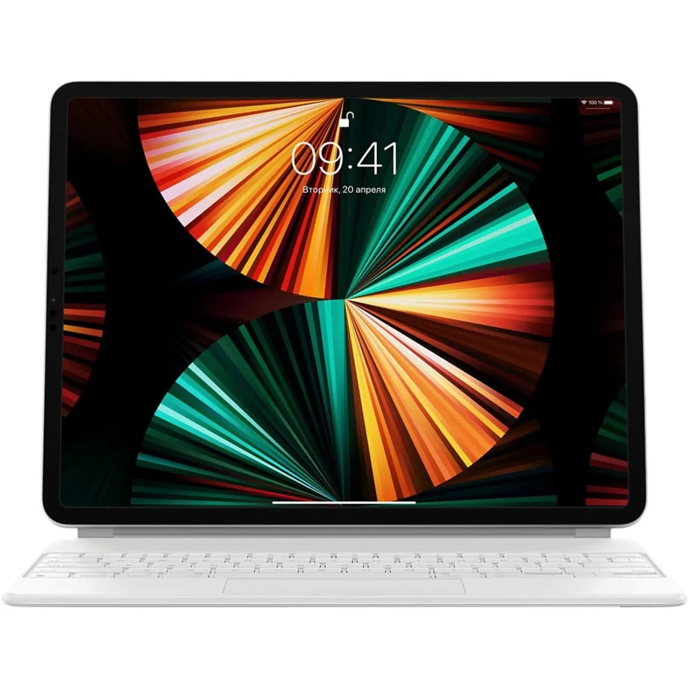 Аксессуары для смартфона Apple Чехол-клавиатура Magic Keyboard for iPad Pro 12.9-inch (5th generation) - Russian - White MJQL3RS/A
