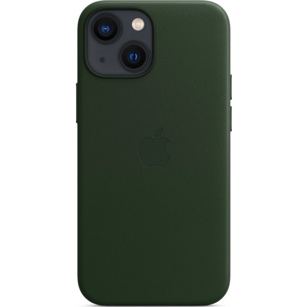 Аксессуары для смартфона Apple Чехол iPhone 13 mini Leather Case with MagSafe - Sequoia Green MM0J3ZM/A