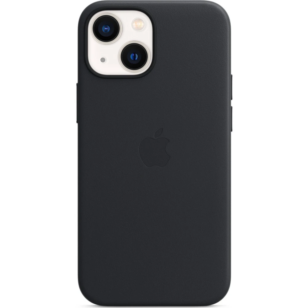 Аксессуары для смартфона Apple Чехол iPhone 13 mini Leather Case with MagSafe - Midnight MM0M3ZM/A