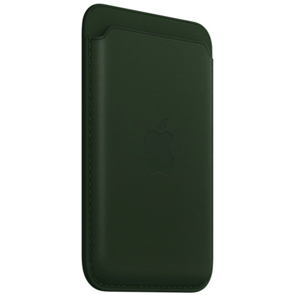Аксессуары для смартфона Apple Чехол для картiPhone Leather Wallet with MagSafe - Sequoia Green MM0X3ZM/A