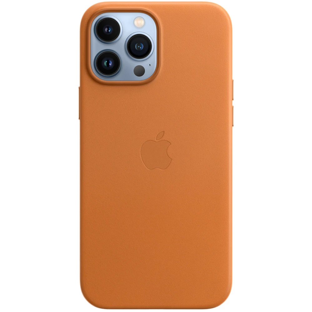 Аксессуары для смартфона Apple Чехол iPhone 13 Pro Max Leather Case with MagSafe - Golden Brown MM1L3ZM/A