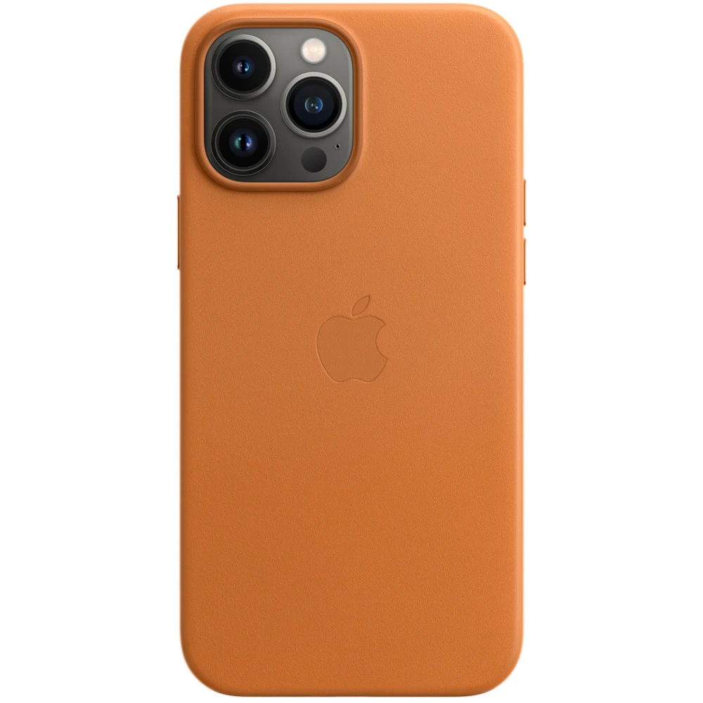 Аксессуары для смартфона Apple Чехол iPhone 13 Pro Max Leather Case with MagSafe - Golden Brown MM1L3ZM/A