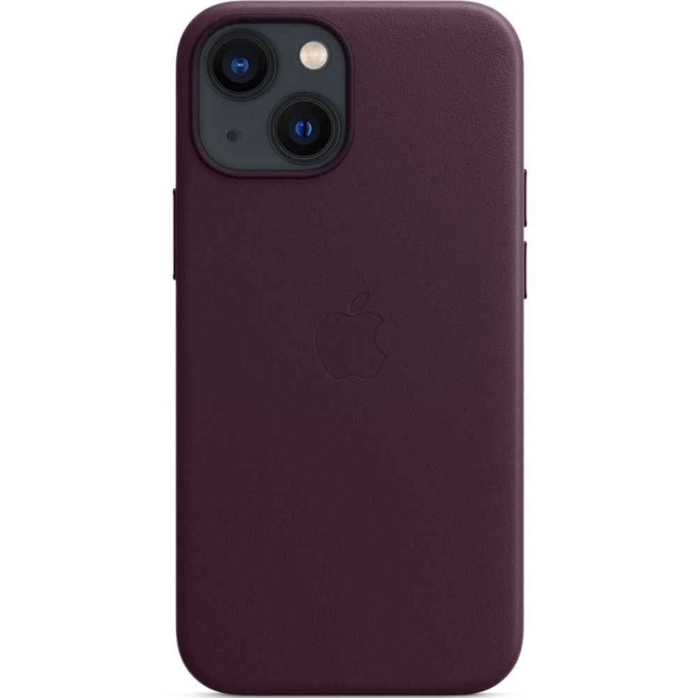 Аксессуары для смартфона Apple Чехол iPhone 13 mini Leather Case with MagSafe - Dark Cherry MM0G3ZM/A