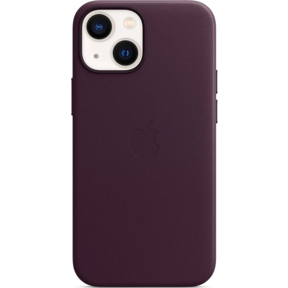 Аксессуары для смартфона Apple Чехол iPhone 13 mini Leather Case with MagSafe - Dark Cherry MM0G3ZM/A