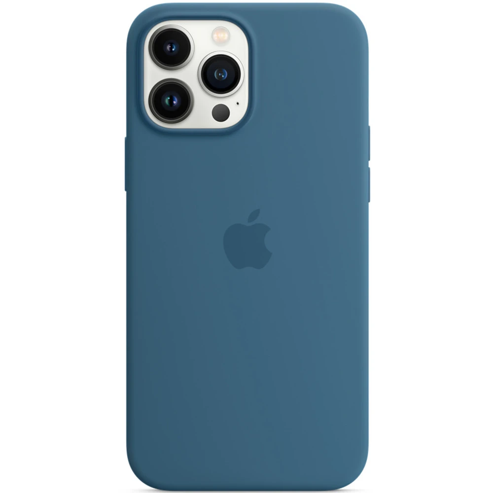 Аксессуары для смартфона Apple Чехол iPhone 13 Pro Max Silicone Case with MagSafe – Blue Jay MM2Q3ZM/A