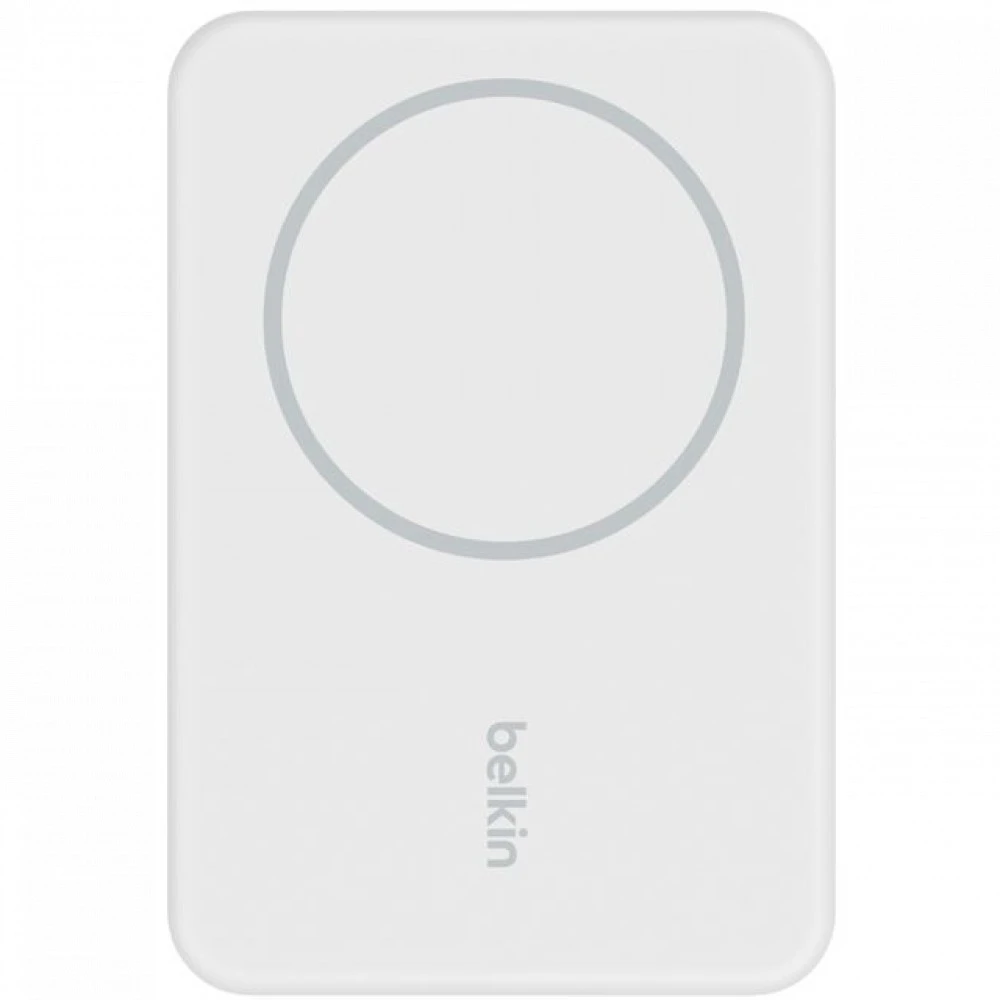 Внешний аккумулятор (Power Bank) Belkin Boost Charge Magnetic Wireless BPD004btWT 5000 мАч, Белый