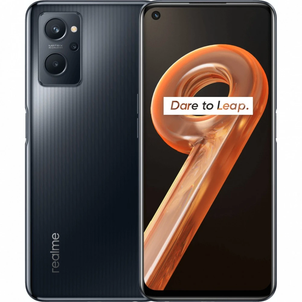 Смартфон REALME 9i 6+128GB rmx3491 black 128 Гб, 6 Гб