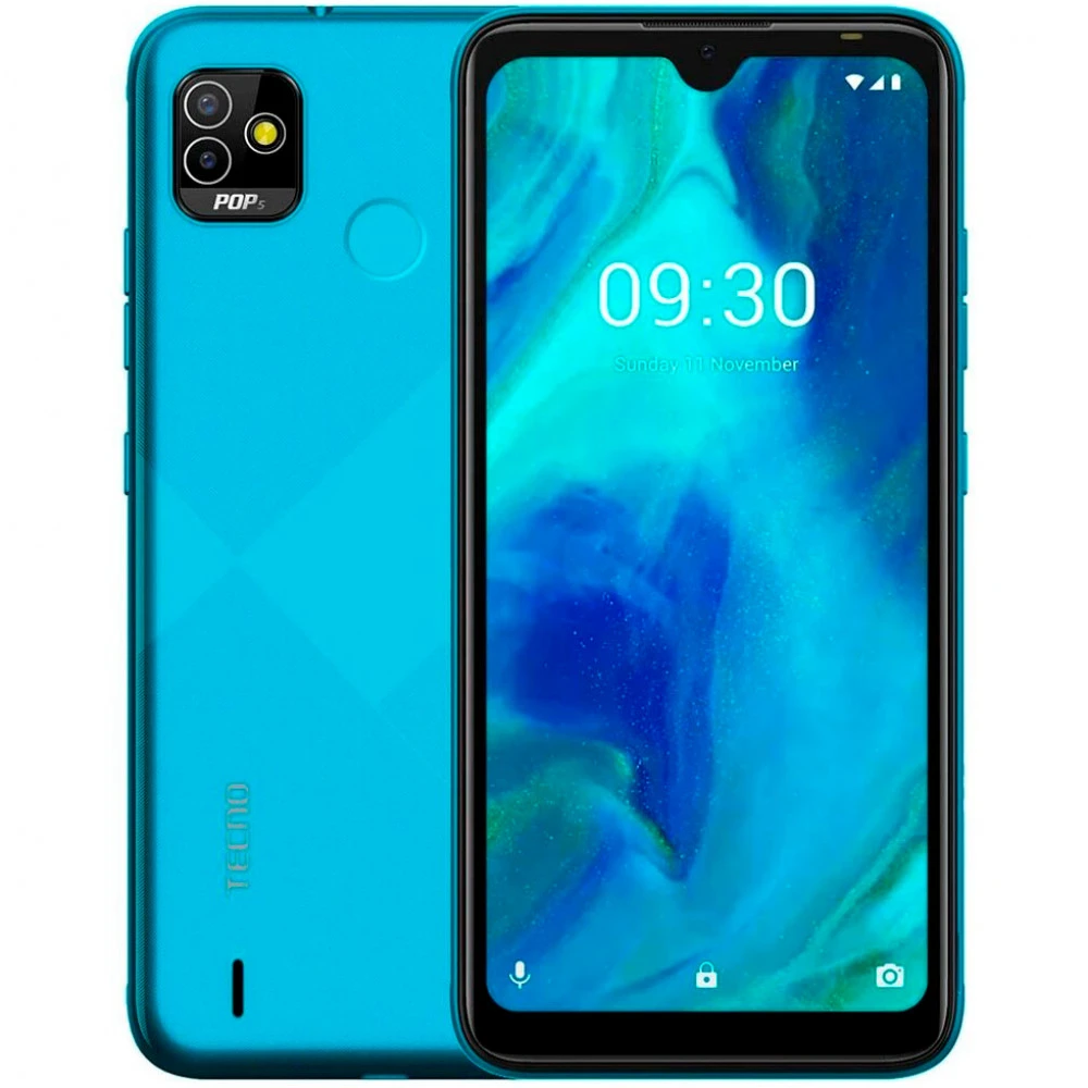 Смартфон TECNO POP 5 Dual SIM Ice Blue 4895180768354 32 Гб, 2 Гб