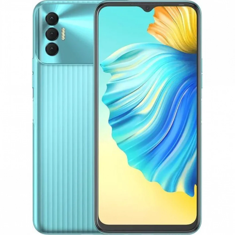 Смартфон TECNO Spark 8p NFC Dual SIM Turquoise Cyan 4895180773419 128 Гб, 4 Гб